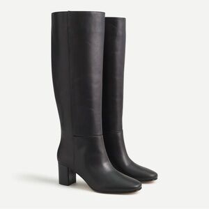 J. Crew Elegant Black Heeled Boots